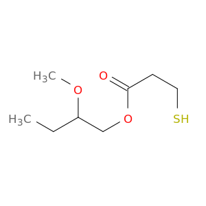 Propanoic acid, 3-mercapto-, 2-methoxybutyl ester