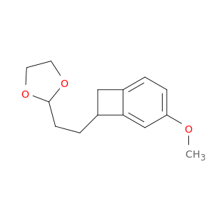 1,3-Dioxolane, 2-[2-(4-methoxybicyclo[4.2.0]octa-1,3,5-trien-7-yl)ethyl]-