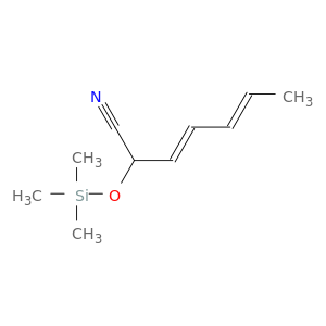 3,5-Heptadienenitrile, 2-[(trimethylsilyl)oxy]-, (E,E)-