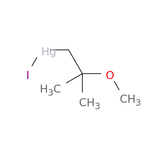 Mercury, iodo(2-methoxy-2-methylpropyl)-