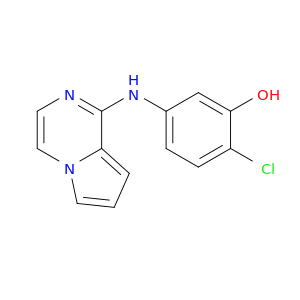 Phenol, 2-chloro-5-(pyrrolo[1,2-a]pyrazin-1-ylamino)-