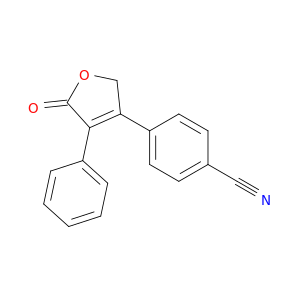 Benzonitrile, 4-(2,5-dihydro-5-oxo-4-phenyl-3-furanyl)-