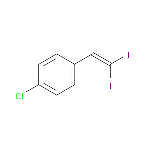 Benzene, 1-chloro-4-(2,2-diiodoethenyl)-