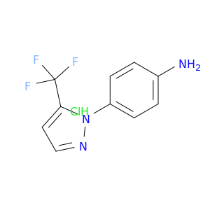 4-[5-(Trifluoromethyl)-1H-pyrazol-1-yl]aniline Hydrochloride