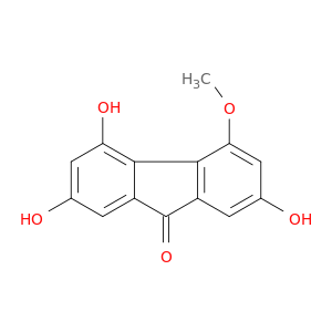9H-Fluoren-9-one, 2,4,7-trihydroxy-5-methoxy-