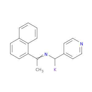 Potassium, [[[1-(1-naphthalenyl)ethylidene]amino]-4-pyridinylmethyl]-