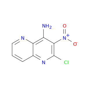 1,5-Naphthyridin-4-amine, 2-chloro-3-nitro-