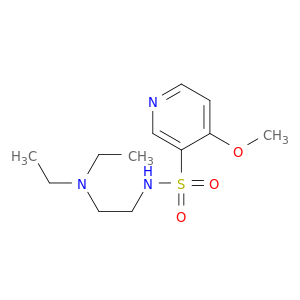 3-Pyridinesulfonamide,N-[2-(diethylamino)ethyl]-4-methoxy-