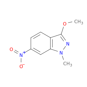 1H-Indazole, 3-methoxy-1-methyl-6-nitro-