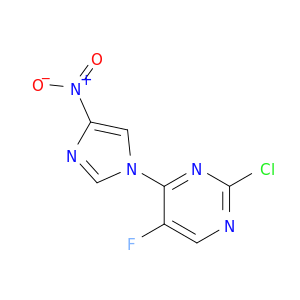 Pyrimidine, 2-chloro-5-fluoro-4-(4-nitro-1H-imidazol-1-yl)-