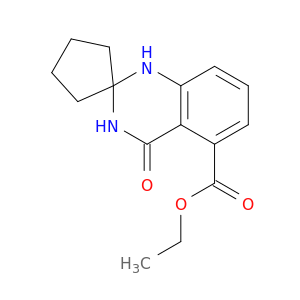 4-氧代螺[1,2,3,4-四氢喹唑啉-2,1'-环戊烷]-5-甲酸乙酯