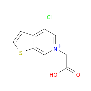 Thieno[2,3-c]pyridinium, 6-(carboxymethyl)-, chloride