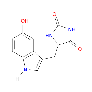 2,4-Imidazolidinedione, 5-[(5-hydroxy-1H-indol-3-yl)methyl]-