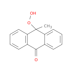9(10H)-Anthracenone, 10-hydroperoxy-10-methyl-
