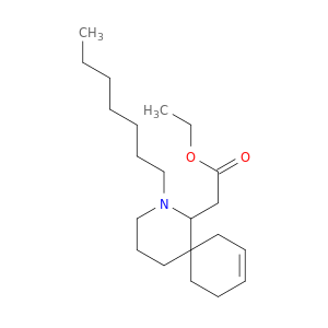 2-Azaspiro[5.5]undec-8-ene-1-acetic acid, 2-heptyl-, ethyl ester