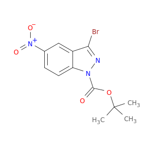 3-溴-5-硝基-1H-吲唑-1-羧酸叔丁酯
