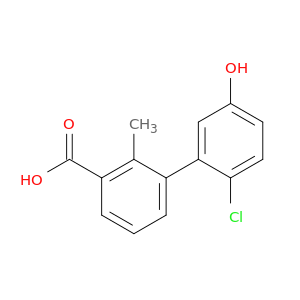 3-(2-Chloro-5-hydroxyphenyl)-2-methylbenzoic acid