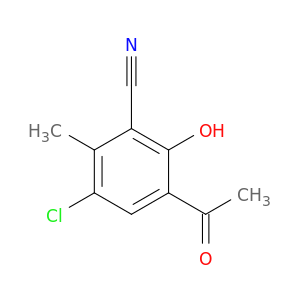 3-乙酰基-5-氯-2-羟基-6-甲基苯甲腈