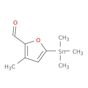 2-Furancarboxaldehyde, 3-methyl-5-(trimethylstannyl)-