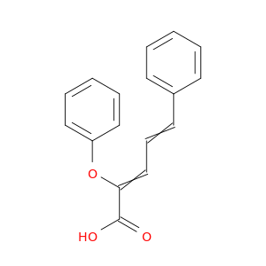 2,4-Pentadienoic acid, 2-phenoxy-5-phenyl-