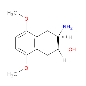 2-Naphthalenol, 3-amino-1,2,3,4-tetrahydro-5,8-dimethoxy-, trans-