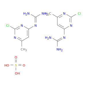 2-(2-chloro-6-methylpyrimidin-4-yl)guanidine sulfate(2:1)