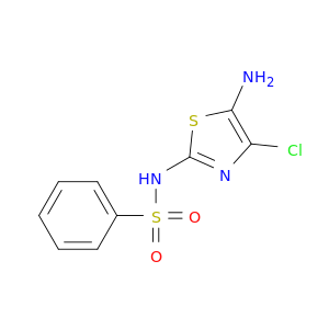 Benzenesulfonamide, N-(5-amino-4-chloro-2-thiazolyl)-
