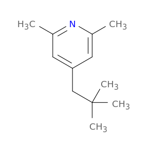 Pyridine, 4-(2,2-dimethylpropyl)-2,6-dimethyl-