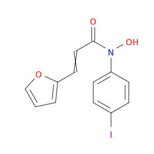 2-Propenamide, 3-(2-furanyl)-N-hydroxy-N-(4-iodophenyl)-