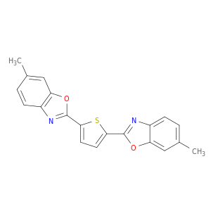 Benzoxazole, 2,2'-(2,5-thiophenediyl)bis[6-methyl-
