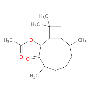 Bicyclo[7.2.0]undecan-3-one, 2-(acetyloxy)-4,8,11,11-tetramethyl-