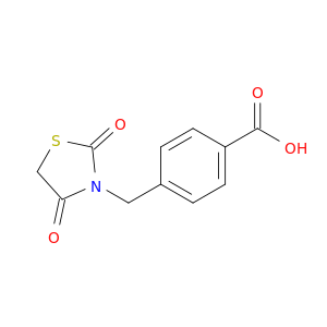 4-[(2,4-Dioxo-1,3-thiazolidin-3-yl)methyl]benzoic Acid