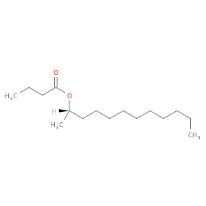 Butanoic acid, (1S)-1-methylundecyl ester