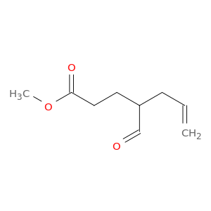 6-Heptenoic acid, 4-formyl-, methyl ester