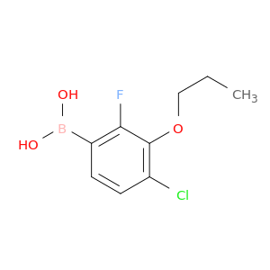 (4-Chloro-2-fluoro-3-propoxyphenyl)boronic acid
