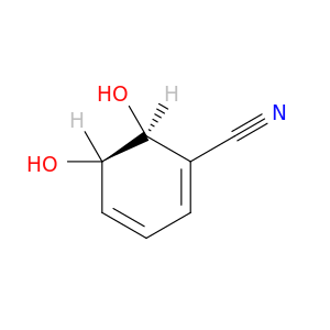 1,3-Cyclohexadiene-1-carbonitrile, 5,6-dihydroxy-, cis-