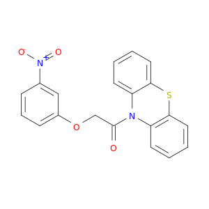 10-((3-NITROPHENOXY)ACETYL)-10H-PHENOTHIAZINE