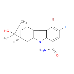 (2s)-5-溴-6-氟-2,3,4,9-四氢-2-(1-羟基-1-甲基乙基)-1H-咔唑-8-甲酰胺