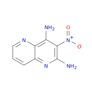 1,5-Naphthyridine-2,4-diamine, 3-nitro-