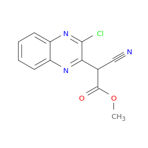 Methyl(3-chloroquinoxalin-2-yl)(cyano)acetate