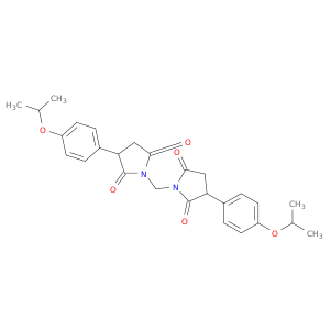 1-[[2,5-dioxo-3-(4-propan-2-yloxyphenyl)pyrrolidin-1-yl]methyl]-3-(4-propan-2-yloxyphenyl)pyrrolidine-2,5-dione