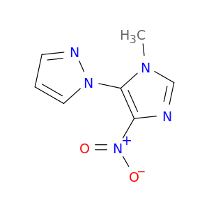 1H-Pyrazole, 1-(1-methyl-4-nitro-1H-imidazol-5-yl)-