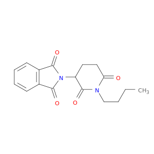 1H-Isoindole-1,3(2H)-dione, 2-(1-butyl-2,6-dioxo-3-piperidinyl)-