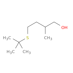 1-Butanol, 4-[(1,1-dimethylethyl)thio]-2-methyl-