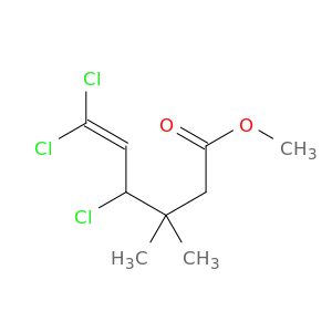 5-Hexenoic acid, 4,6,6-trichloro-3,3-dimethyl-, methyl ester
