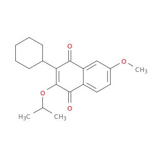 1,4-Naphthalenedione, 3-cyclohexyl-6-methoxy-2-(1-methylethoxy)-