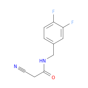 2-cyano-N-[(3,4-difluorophenyl)methyl]acetamide