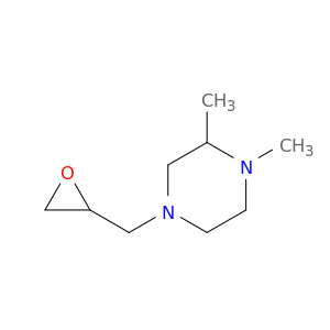 1,2-DIMETHYL-4-(OXIRAN-2-YLMETHYL)PIPERAZINE