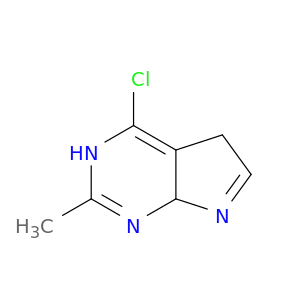 4-Chloro-2-methyl-5,7a-dihydro-1H-pyrrolo[2,3-d]pyrimidine
