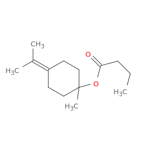 Butanoic acid, 1-methyl-4-(1-methylethylidene)cyclohexyl ester
